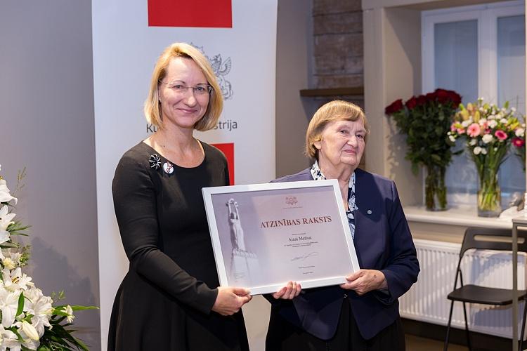 Ministru kabineta Atzinības rakstu pasniegšanas ceremonija