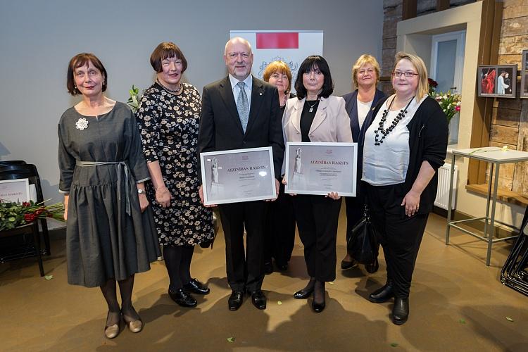 Ministru kabineta Atzinības rakstu pasniegšanas ceremonija