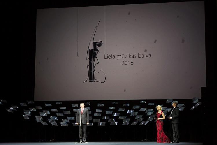 Lielās mūzikas balvas 2018 pasniegšanas svinīgā ceremonija