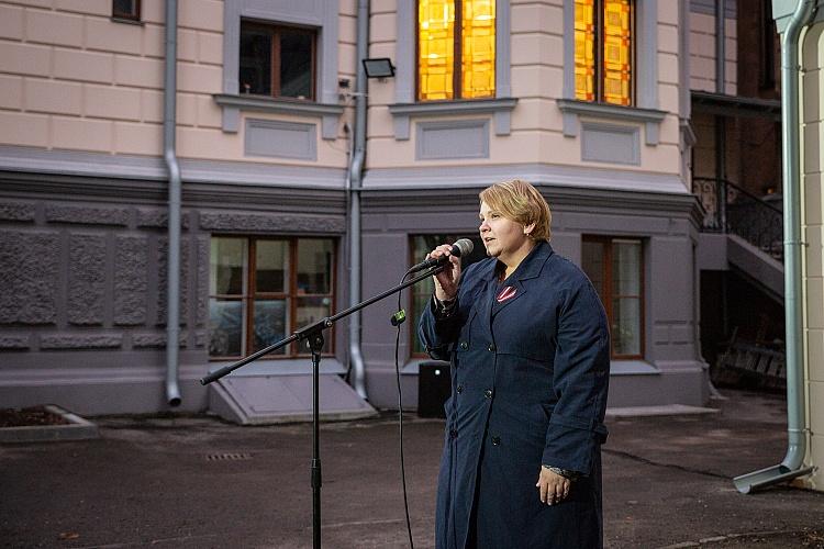 Atjaunotā KM pagalma nama svinīgā atklāšana