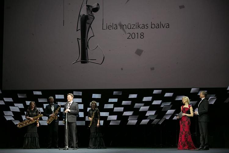 Lielās mūzikas balvas 2018 pasniegšanas svinīgā ceremonija