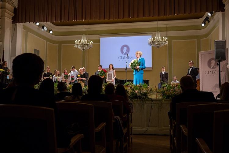 KM pateicības rakstu un Cimzes balvas pasniegšanas ceremonija kulturizglītības iestāžu audzēkņiem un pedagogiem