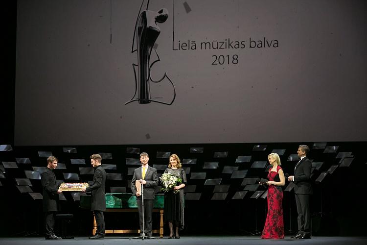 Lielās mūzikas balvas 2018 pasniegšanas svinīgā ceremonija