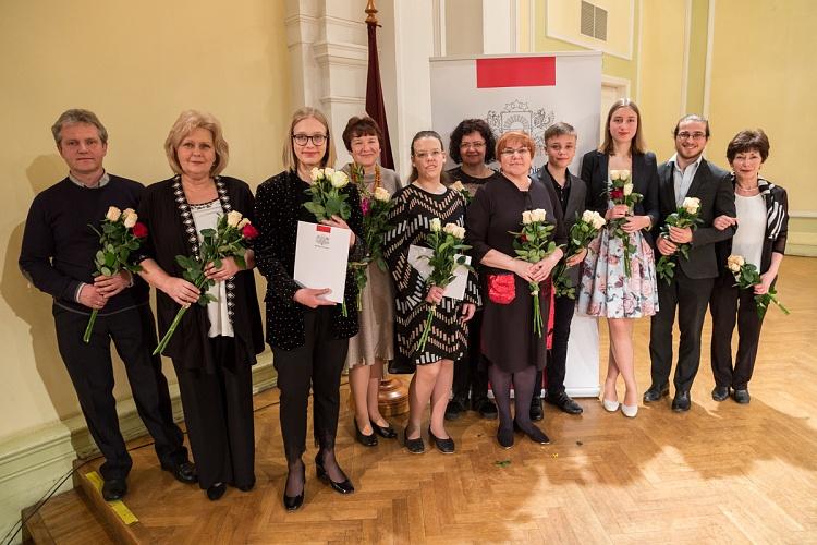 KM pateicības rakstu un Cimzes balvas pasniegšanas ceremonija kulturizglītības iestāžu audzēkņiem un pedagogiem