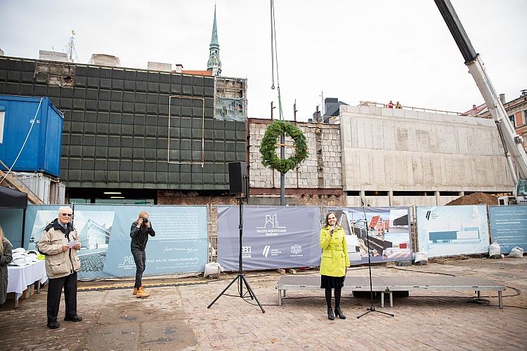 Latvijas Okupācijas muzeja „Nākotnes nama” spāru svētki
