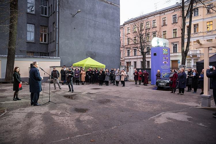 Atjaunotā KM pagalma nama svinīgā atklāšana