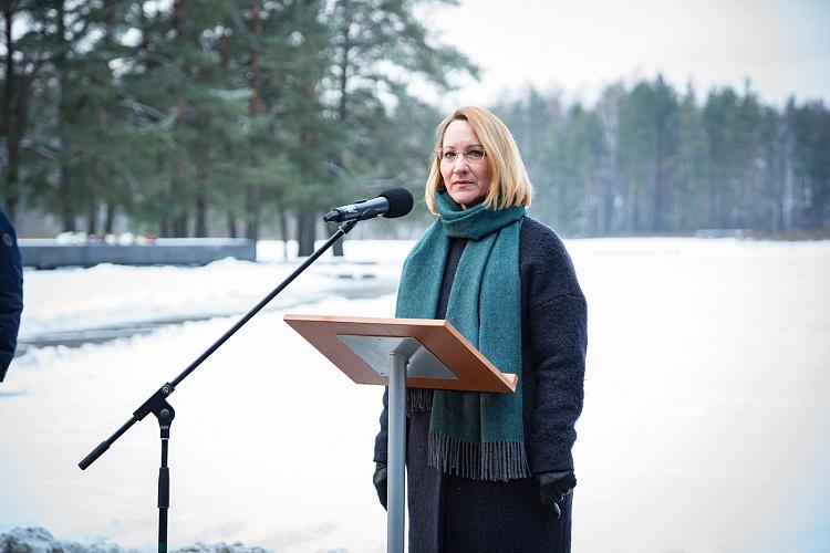 Salaspils memoriāla atjaunotās ekspozīcijas atklāšana