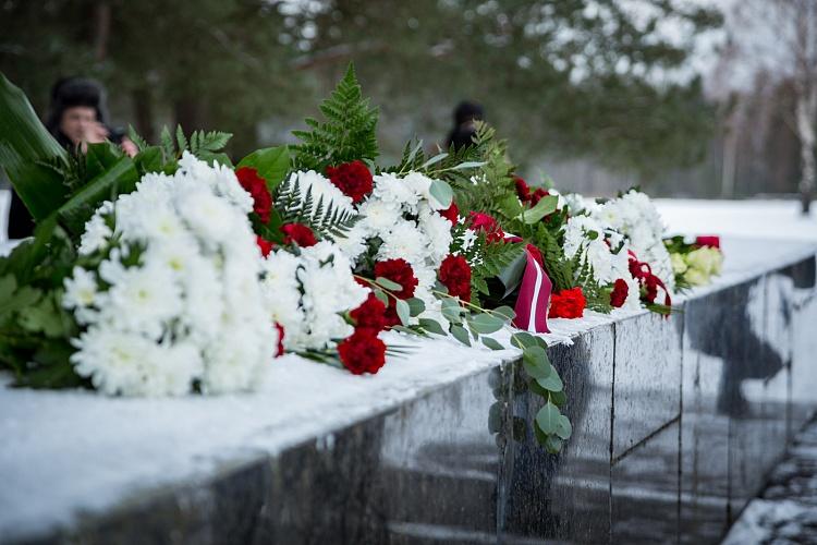 Salaspils memoriāla atjaunotās ekspozīcijas atklāšana