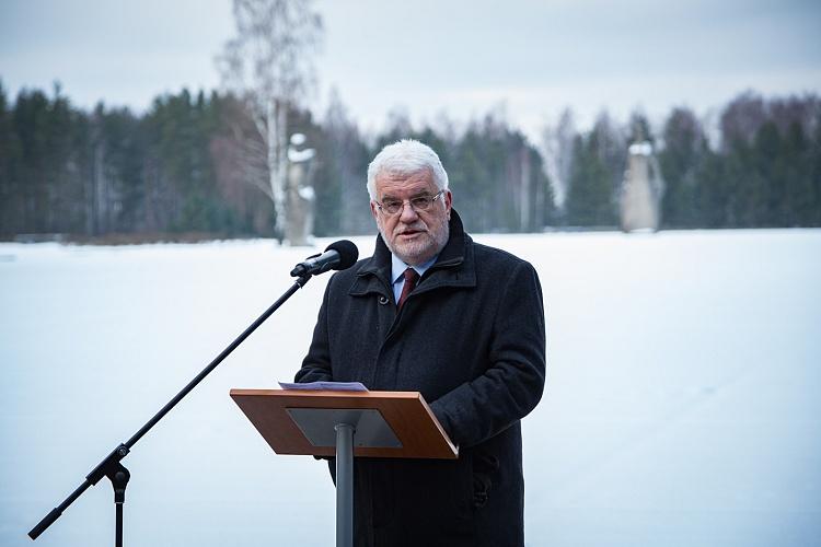 Salaspils memoriāla atjaunotās ekspozīcijas atklāšana