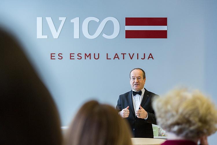 Lietuvas valsts atjaunošanas simtās gadadienas pasākums LNB