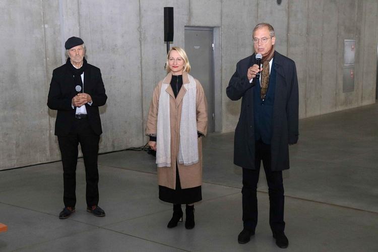 Kultūras ministre Dace Melbārde apmeklē Mežaparka estrādi un iepazīstas ar otrās kārtas pārbūves norises gaitu
