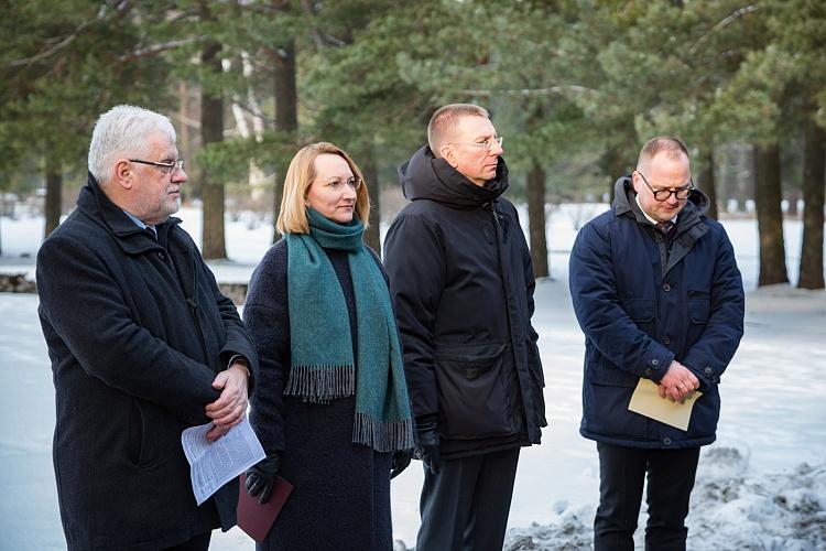 Salaspils memoriāla atjaunotās ekspozīcijas atklāšana