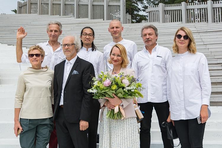 Mežaparka Lielās estrādes pirmā atjaunotā posma svinīgā atklāšanas ceremonija