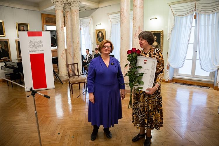 KM Atzinības rakstu pasniegšanas ceremonija.