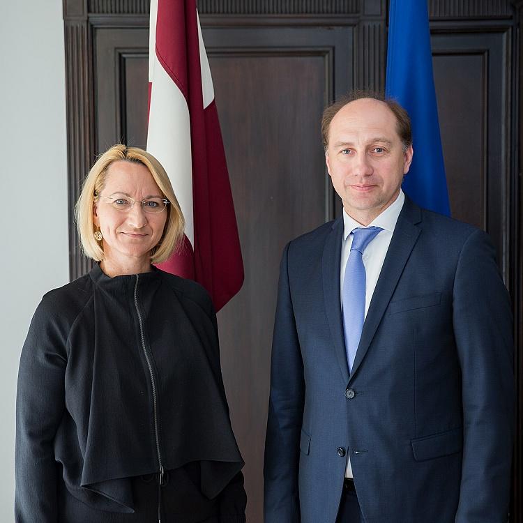 Tikšanās ar Moldovas Republikas vēstnieku Latvijā Jeudženu Revenko (Eugen Revenco)