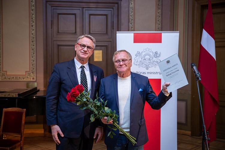 KM un MK Atzinības rakstu pasniegšanas ceremonija