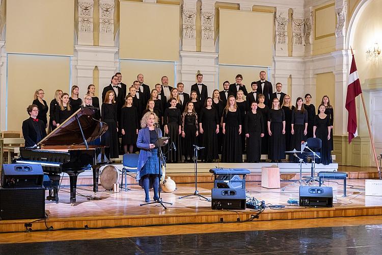 Jāzepa Vītola Latvijas Mūzikas akadēmijas svinīgā pieņemšanā par godu augstskolas 100. jubilejai