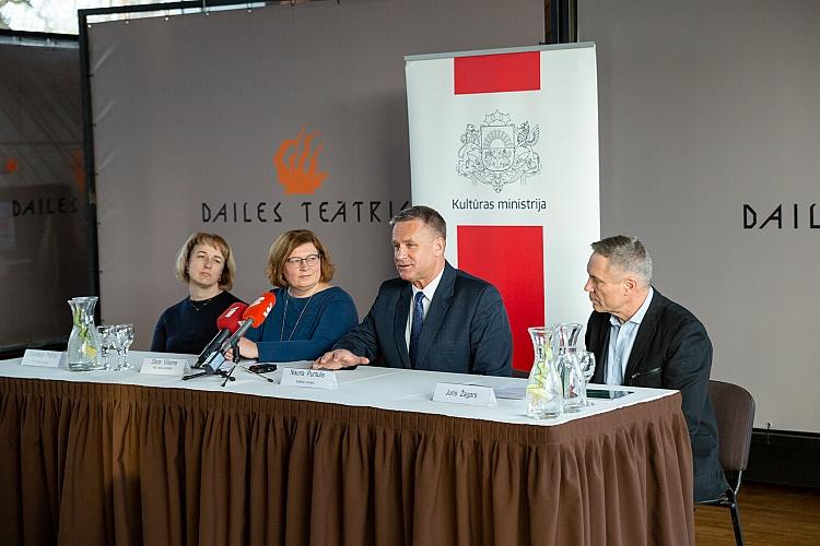 Mediju pasākums par konkursa rezultātiem uz Dailes teātra valdes locekļa amatu