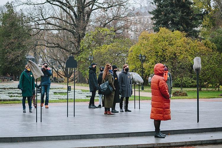 Publiskās mākslas programmas KOPĀ mākslas objekta "Metamorfozes" atklāšana