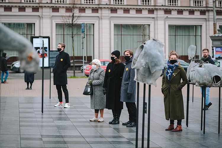 Publiskās mākslas programmas KOPĀ mākslas objekta "Metamorfozes" atklāšana