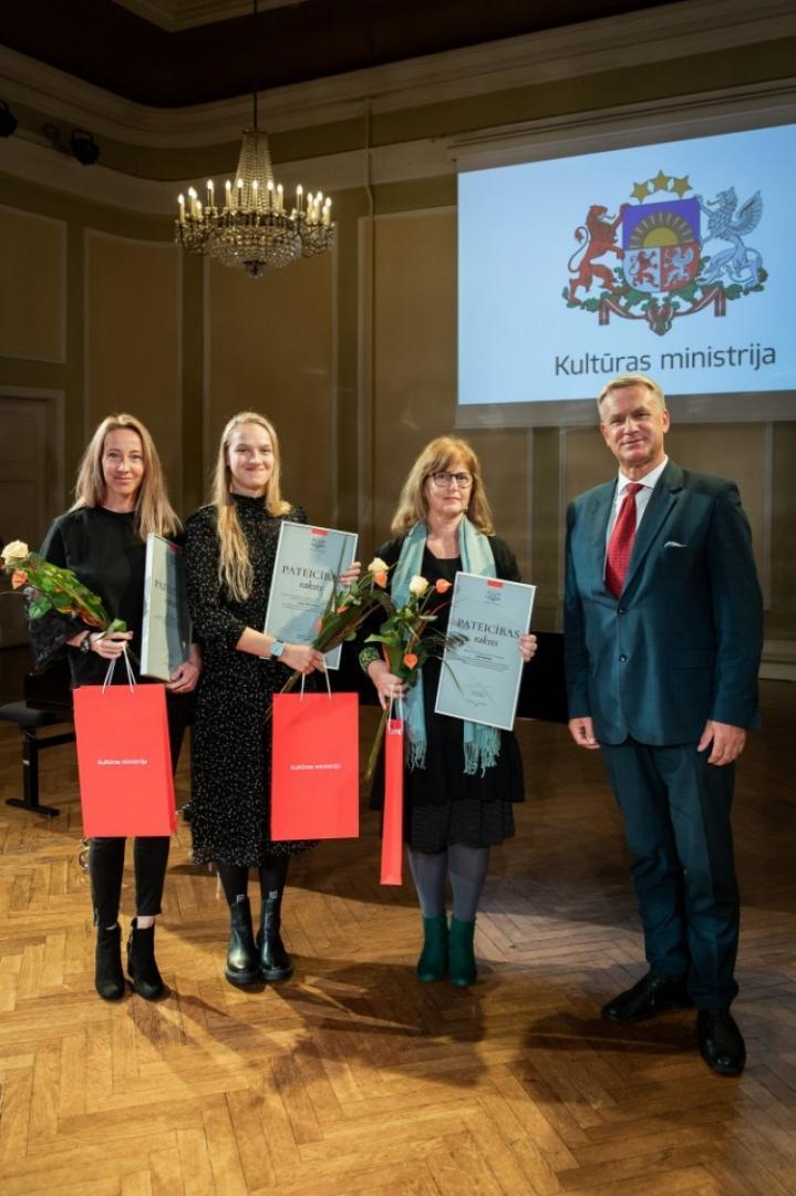Kultūras ministrijas apbalvojuma un "Cimzes balvas 2020" pasniegšanas ceremonija