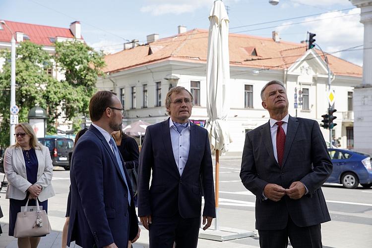 Kultūras ministra Naura Puntuļa darba vizīte Lietuvā