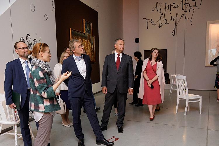 Kultūras ministra Naura Puntuļa darba vizīte Lietuvā