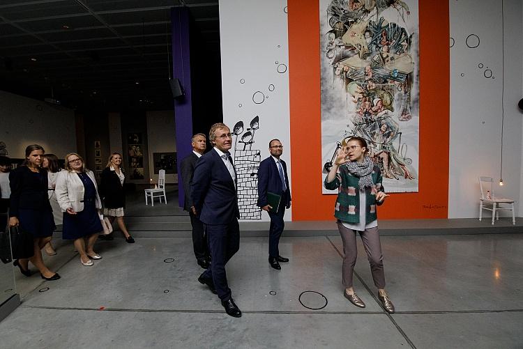 Kultūras ministra Naura Puntuļa darba vizīte Lietuvā