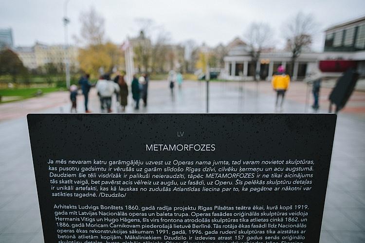 Publiskās mākslas programmas KOPĀ mākslas objekta "Metamorfozes" atklāšana