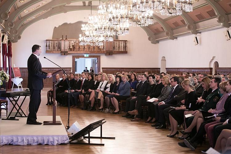 Valsts prezidenta Raimonda Vējoņa un kultūras ministres Daces Melbārdes tikšanās ar Latvijas valsts simtgades norišu organizatoriem
