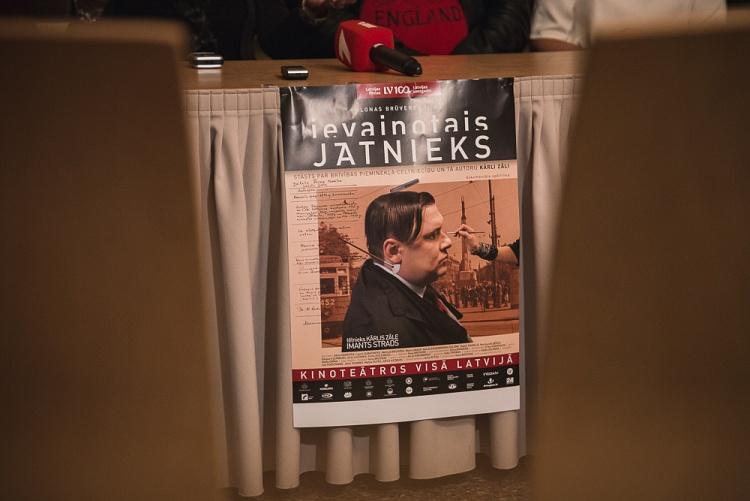 Otrās Latvijas simtgades filmas "Ievainotais jātnieks'' preses konference