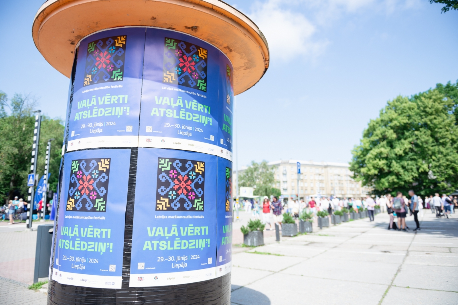Kultūras ministre Agnese Lāce piedalās Latvijas mazākumtautību festivāla atklāšanā Liepājā