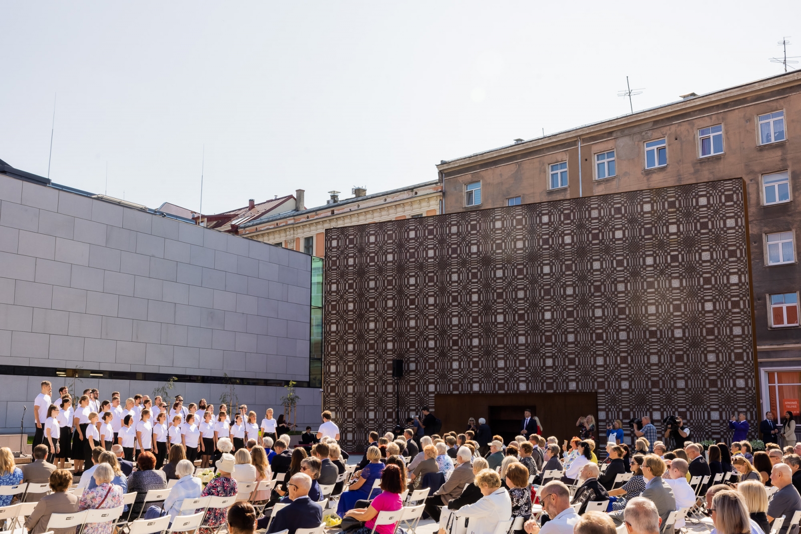 Atjaunotās Latvijas Okupācijas muzeja ēkas atklāšanas pasākums, foto: Reinis Oliņš, KM.