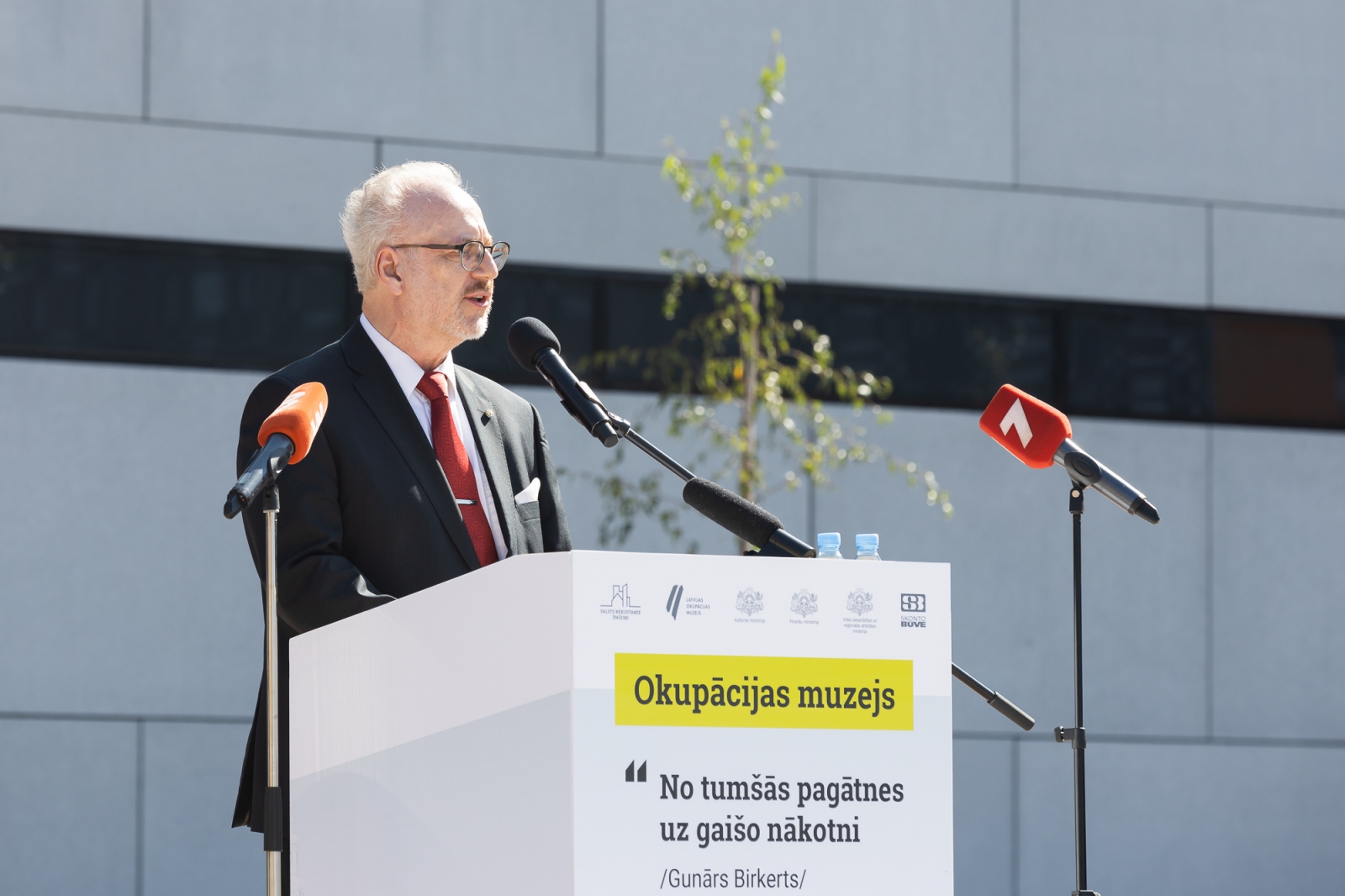 Atjaunotās Latvijas Okupācijas muzeja ēkas atklāšanas pasākums, foto: Reinis Oliņš, KM.