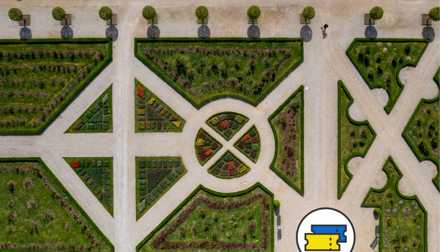 Rundāles pils dārza plāns