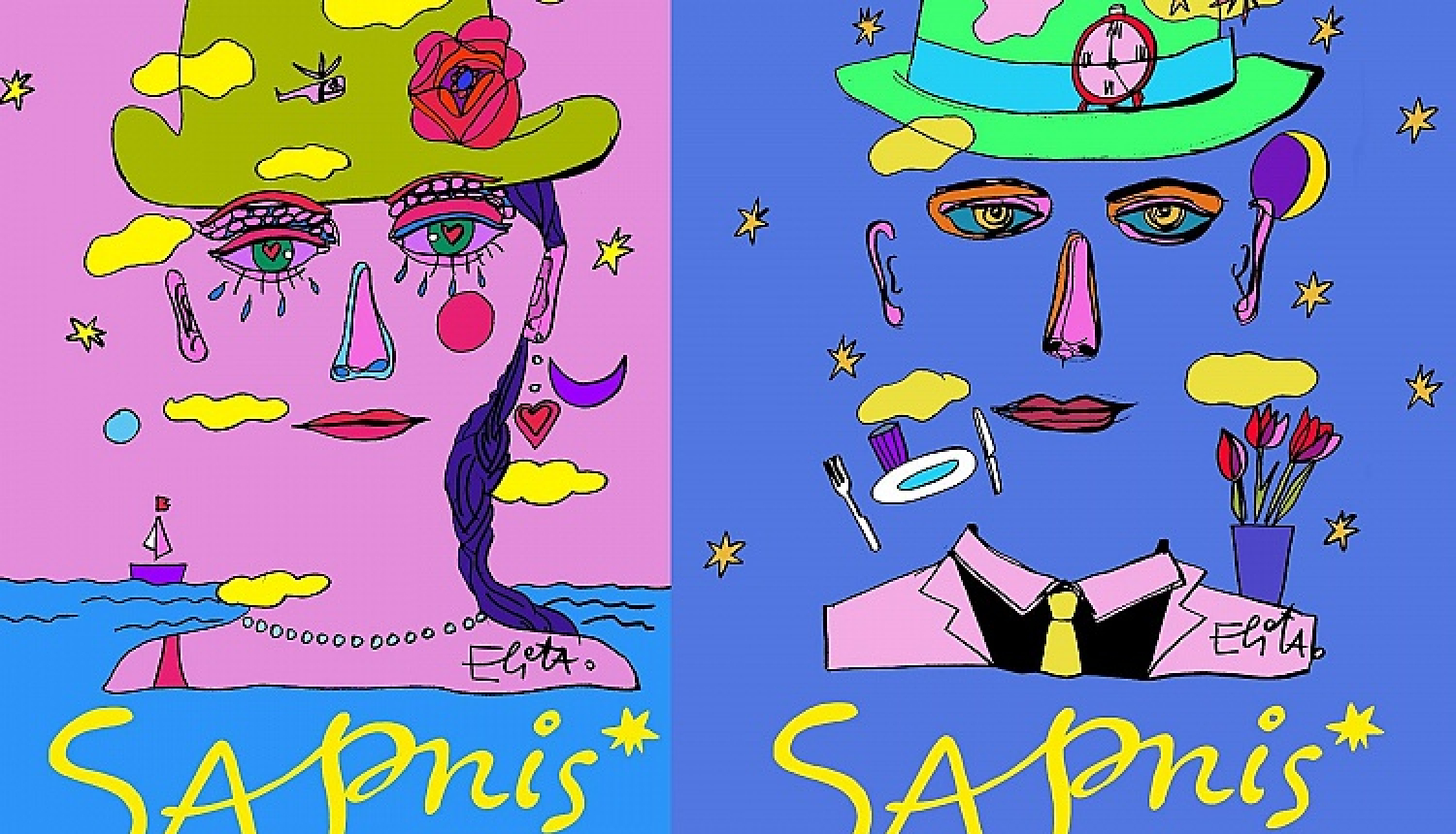 „Staro Rīga” Kultūras ministriju rotās mākslinieces Elitas Patmalnieces gleznu tēli