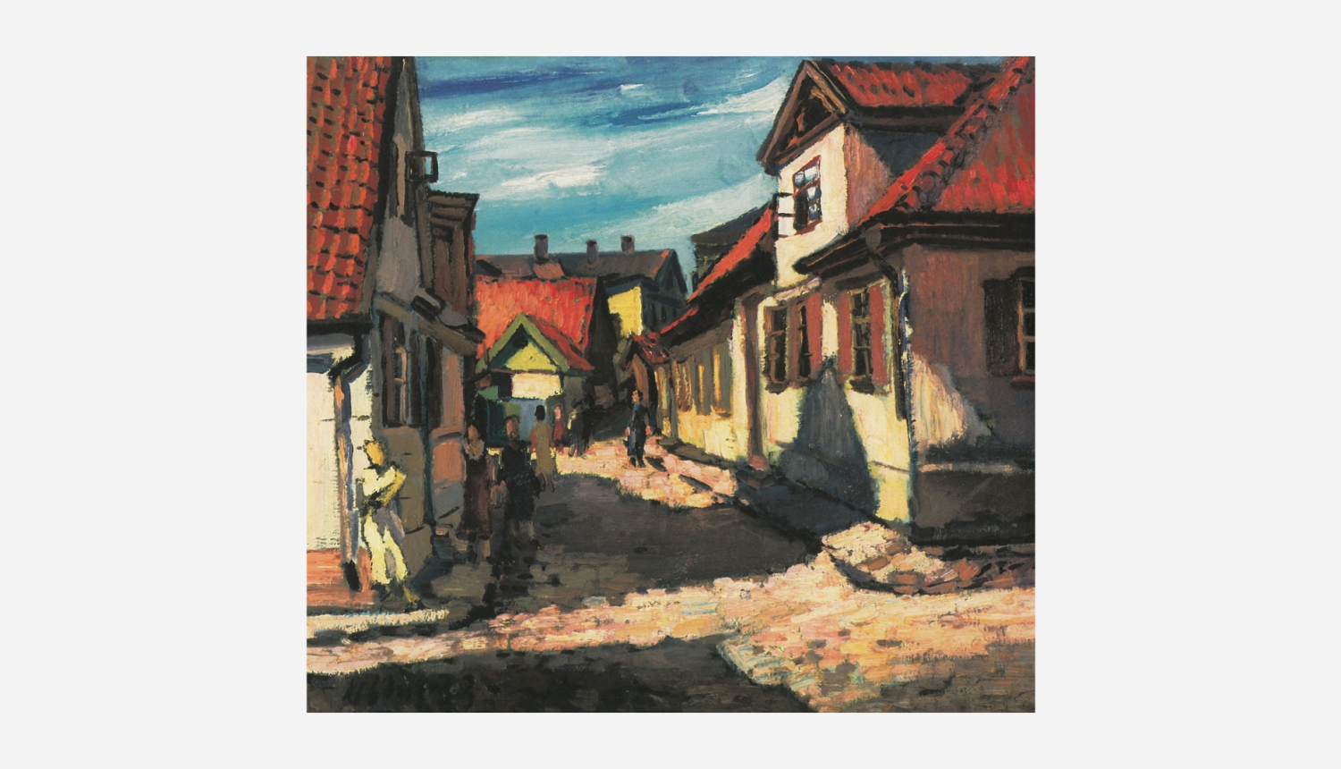 Konrāds Ubāns. Ieliņa Liepājā. 1933. Audekls, eļļa. LNMM kolekcija. Publicitātes foto