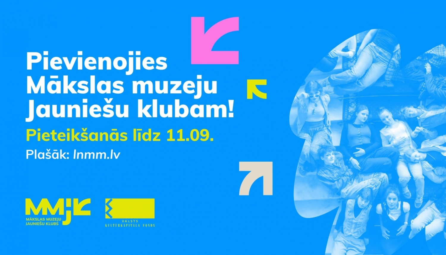Aicinājums dalībai Mākslas muzeju Jauniešu kluba 7. sezonā. 2024.