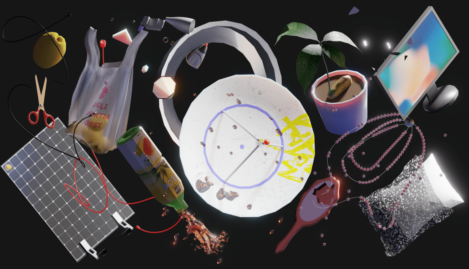 Santa France. Pārrāvums I (2020). Izstrādāts pēc pasūtījuma izstādei “PostSensorium”.