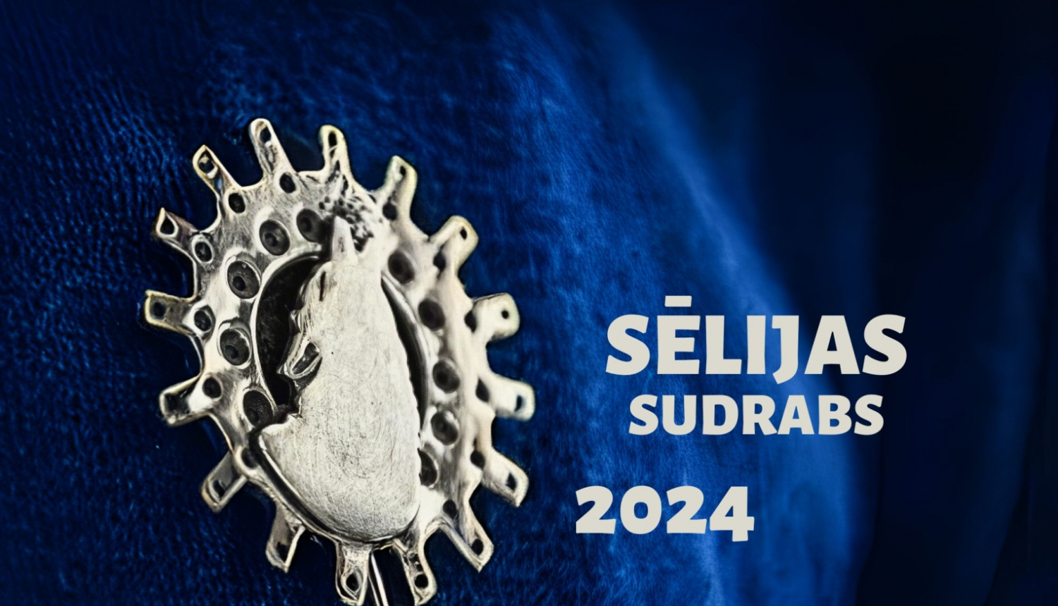 Sudraba piespraude ar uzrakstu: Sēlijas sudrabs 2024