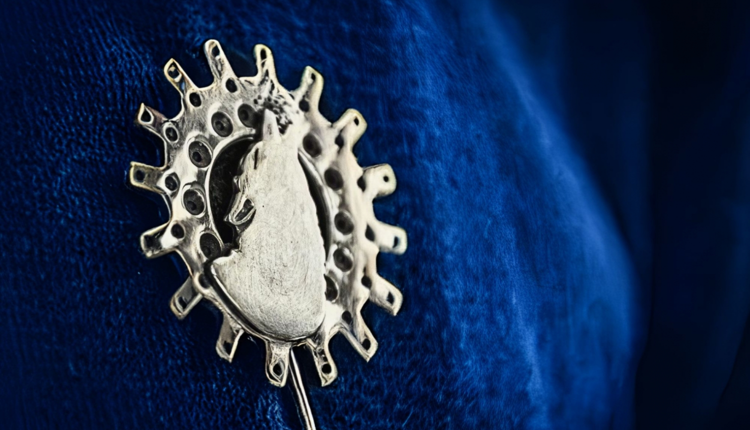 Konkursa galvenā balva – sudraba rotadata ar vilka siluetu