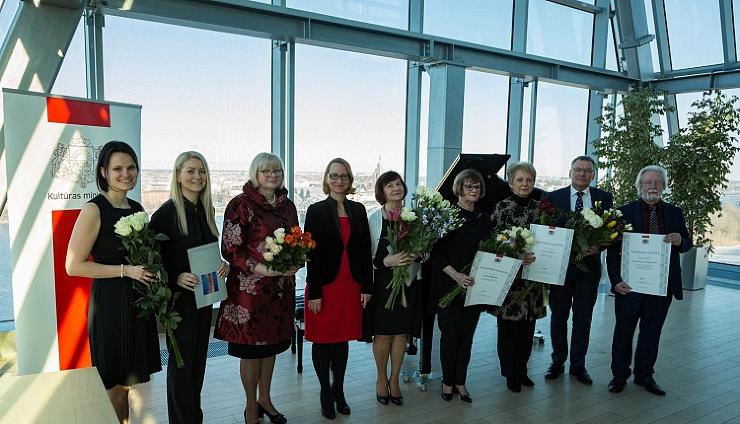 Kultūras ministre godina izcilas nozares personības