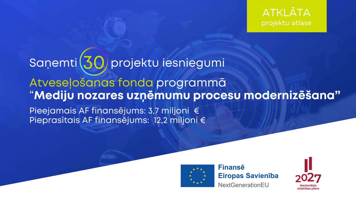 Mediju uzņēmumi aktīvi pieteikušies finansējumam procesu modernizēšanai