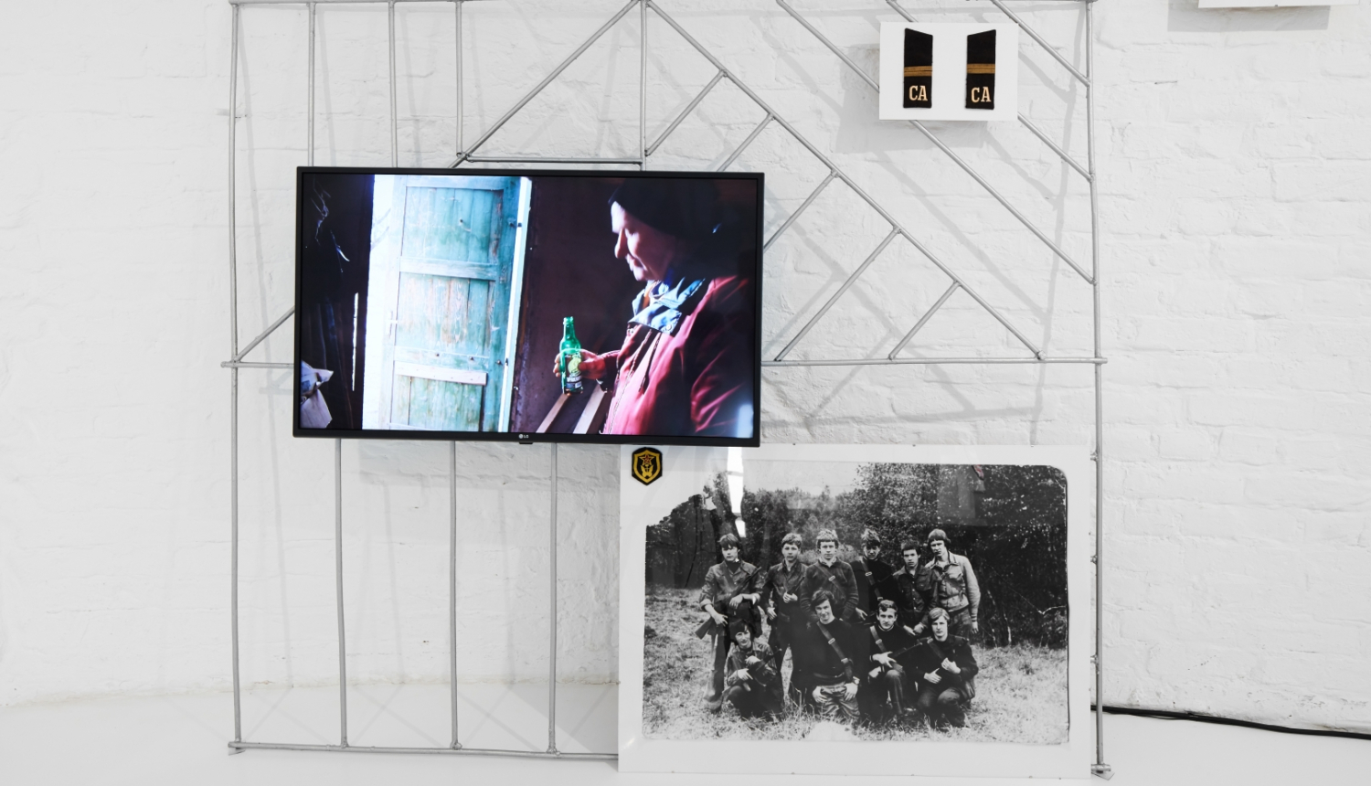 Vika Eksta, Sarunas ar tēti, 2020. Foto: Aleksejs Muraško