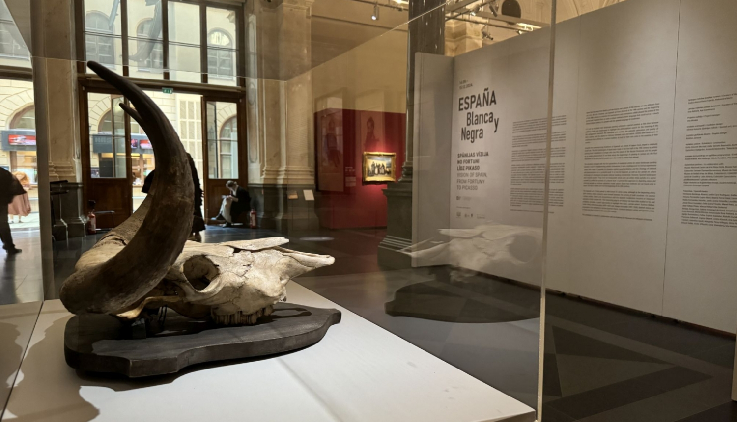 Izstāde “España Blanca y Negra: Spānijas vīzija no Fortuni līdz Pikaso” Mākslas muzejā RĪGAS BIRŽA. 2024. Foto: Anete Brakša