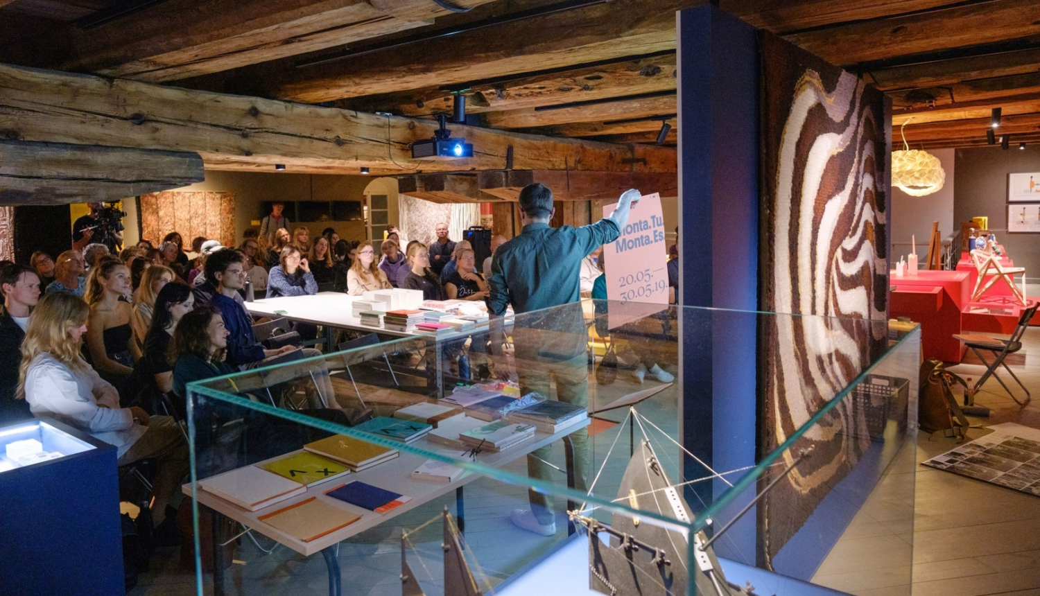 Neformālās izglītības programmas “Vārds dizainam” 10. sezona. Dekoratīvās mākslas un dizaina muzejs, 2023. Foto: Krišjānis Piliņš