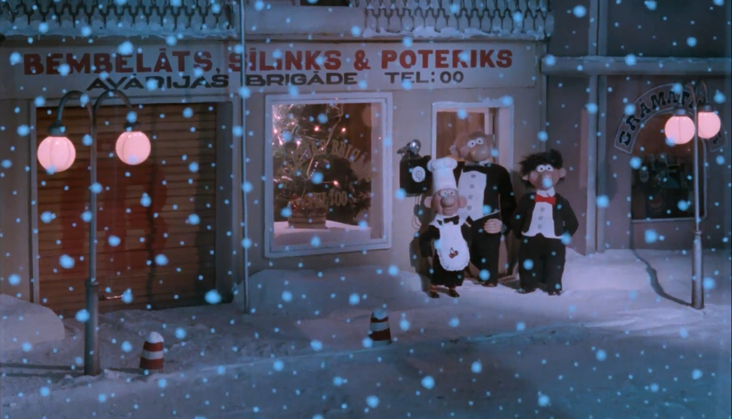 Kadrs no leļļu īsfilmu seriāla "Avārijas brigāde"