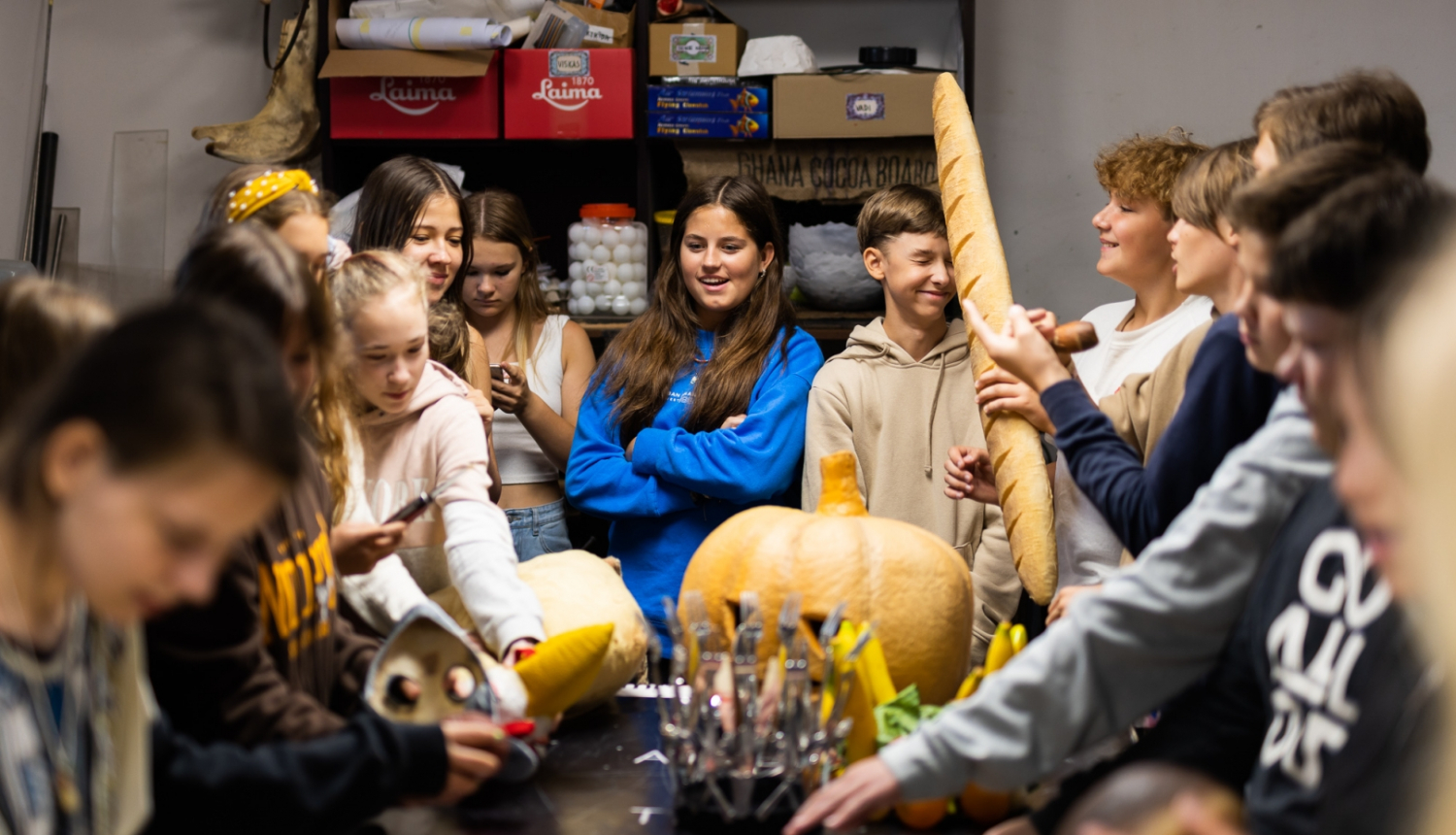 Latvijas skolas somas norises Latvijas Nacionālajā teātrī, foto: Reinis Oliņš