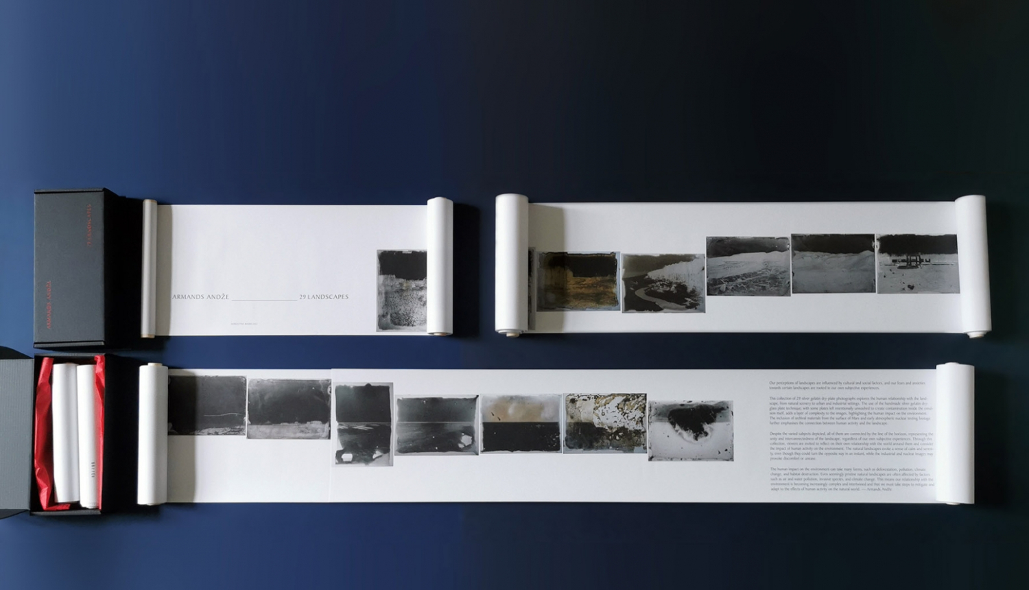 NoRoutine Books -  Armanda Andžes fotogrāmata ''29 ainavas'', 2023