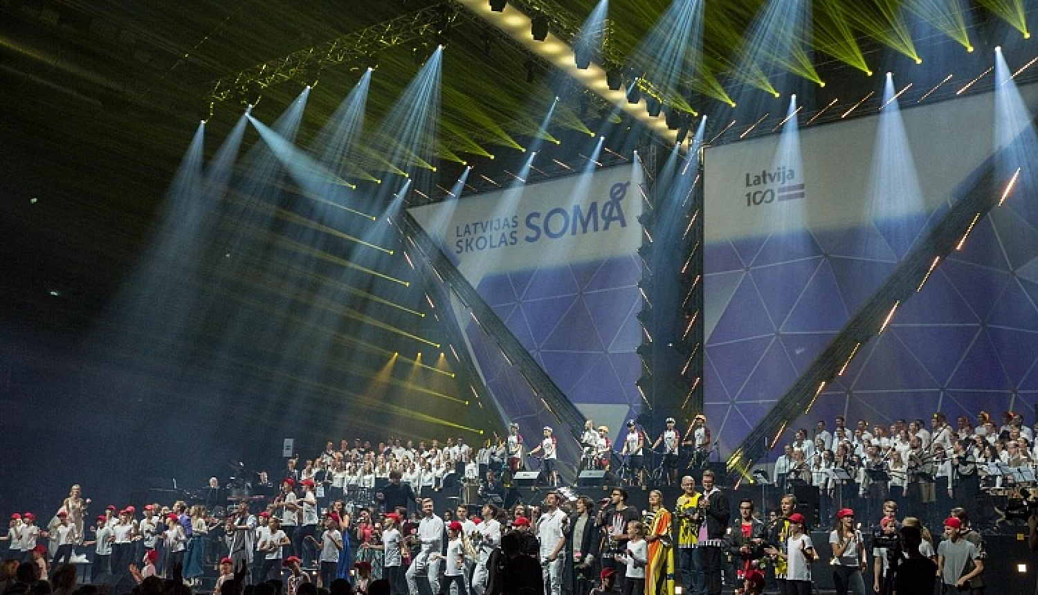 Ar 6000 skolēnu līdzdalību atklāta iniciatīva „Latvijas skolas soma”